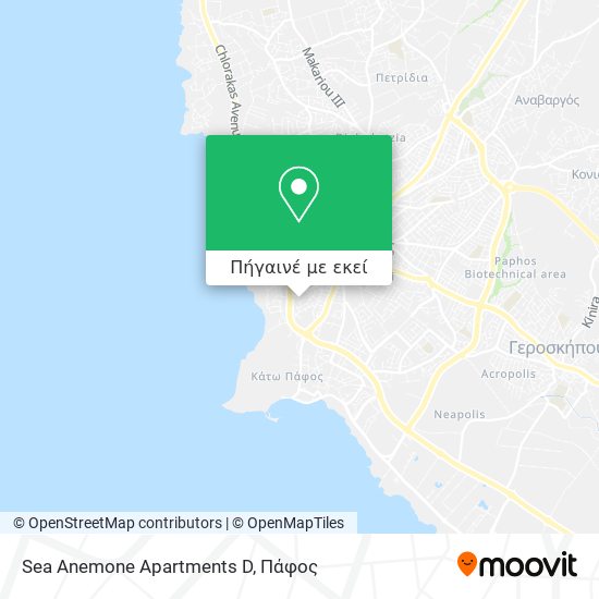 Sea Anemone Apartments D χάρτης