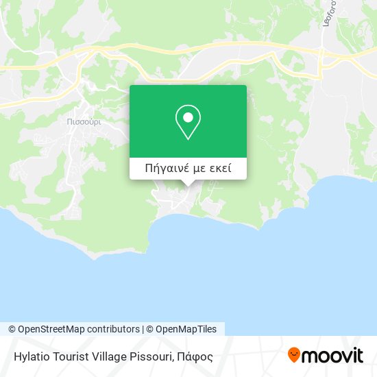 Hylatio Tourist Village Pissouri χάρτης