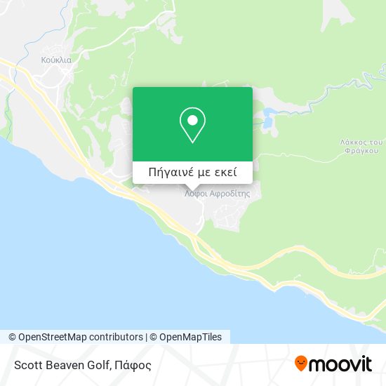 Scott Beaven Golf χάρτης