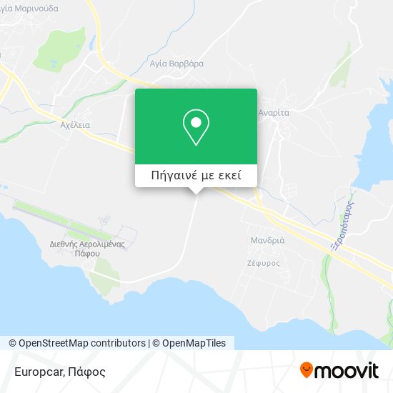 Europcar χάρτης