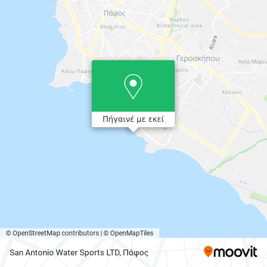 San Antonio Water Sports LTD χάρτης