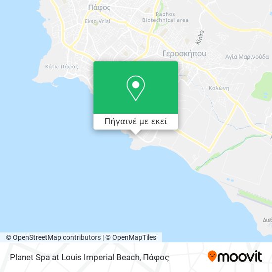 Planet Spa at Louis Imperial Beach χάρτης