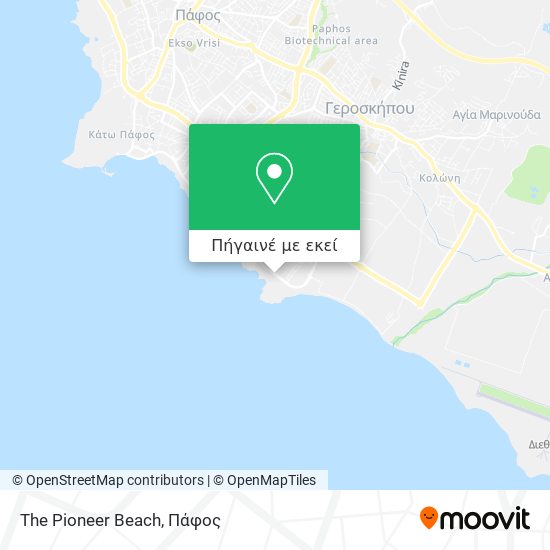 The Pioneer Beach χάρτης