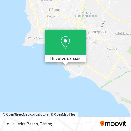Louis Ledra Beach χάρτης