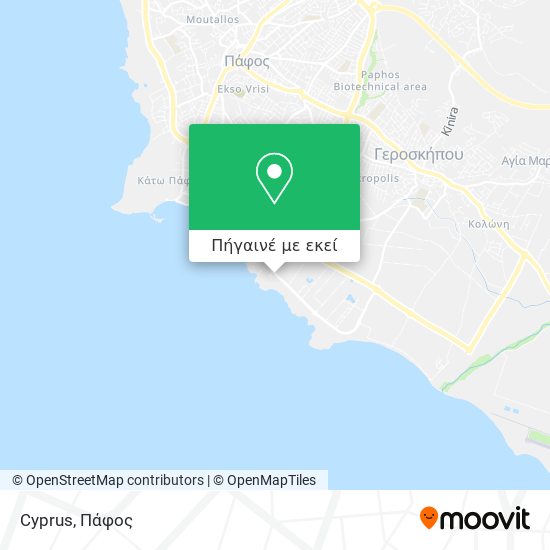 Cyprus χάρτης