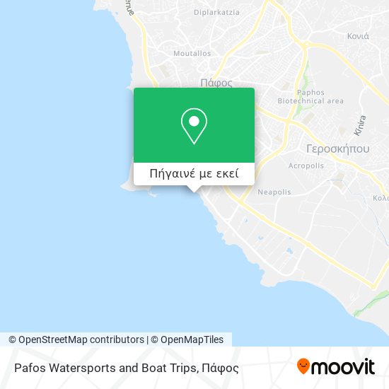 Pafos Watersports and Boat Trips χάρτης