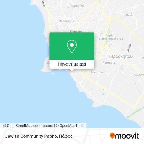 Jewish Community Papho χάρτης