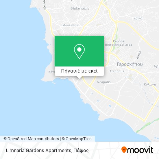 Limnaria Gardens Apartments χάρτης