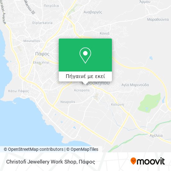 Christofi Jewellery Work Shop χάρτης