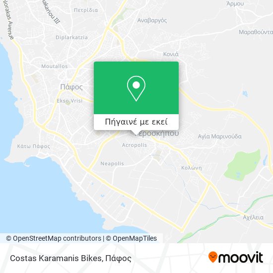 Costas Karamanis Bikes χάρτης