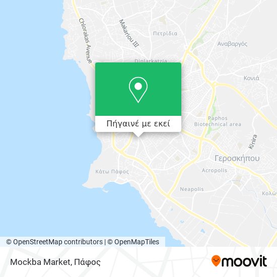 Mockba Market χάρτης