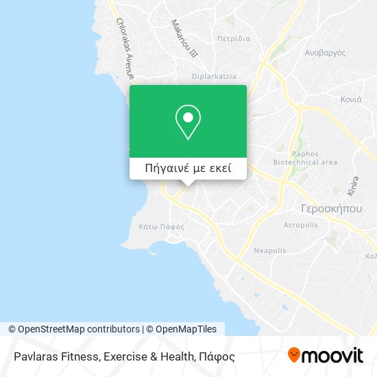 Pavlaras Fitness, Exercise & Health χάρτης