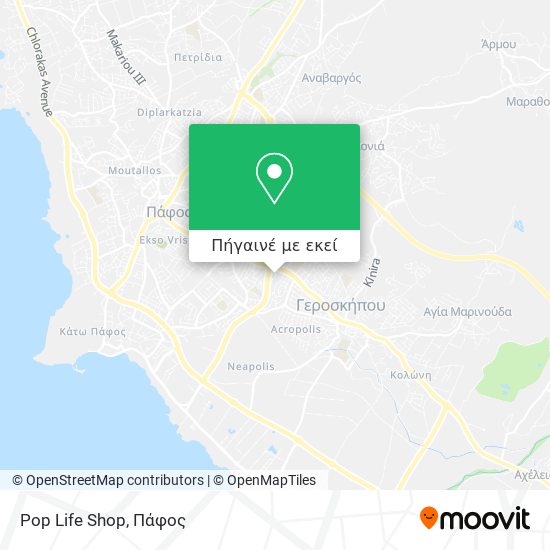 Pop Life Shop χάρτης