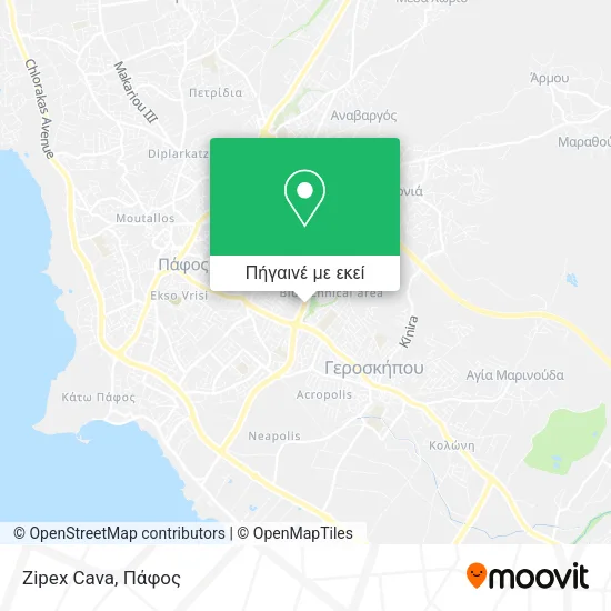 Zipex Cava χάρτης