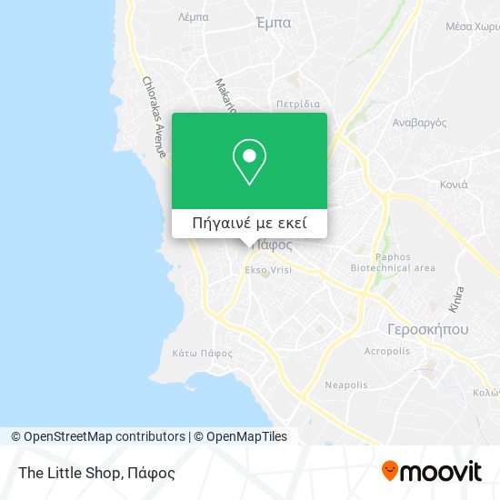 The Little Shop χάρτης