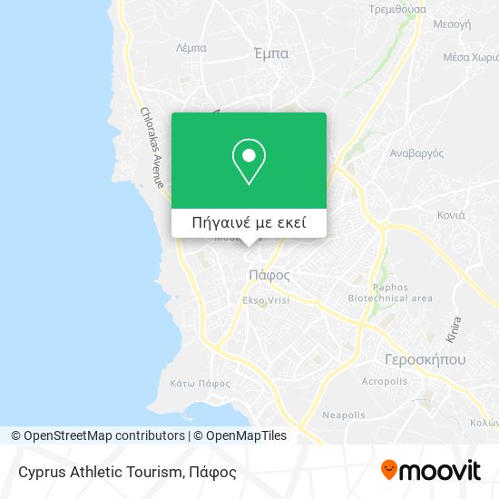 Cyprus Athletic Tourism χάρτης