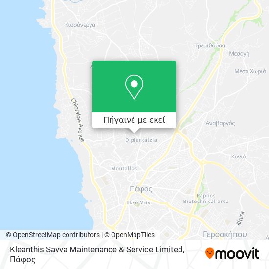 Kleanthis Savva Maintenance & Service Limited χάρτης