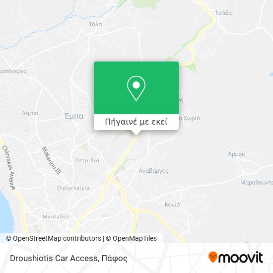 Droushiotis Car Access χάρτης