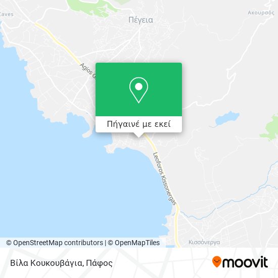 Βίλα Κουκουβάγια χάρτης