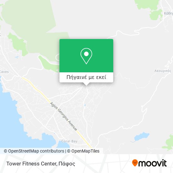Tower Fitness Center χάρτης