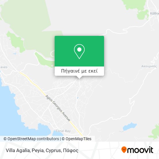 Villa Agalia, Peyia, Cyprus χάρτης