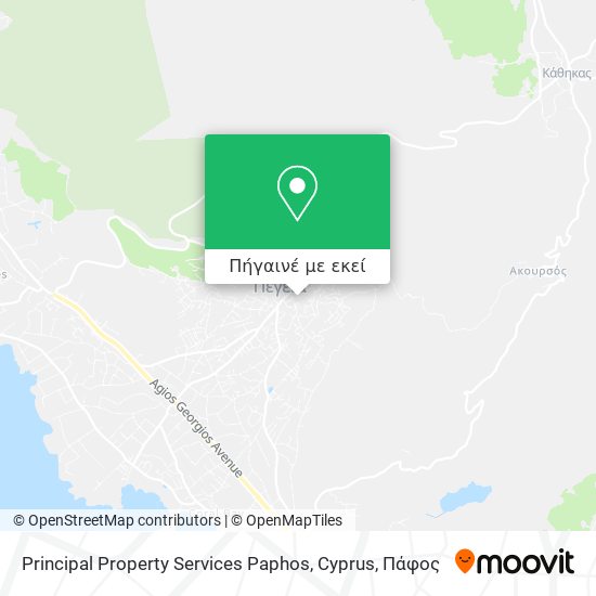 Principal Property Services Paphos, Cyprus χάρτης