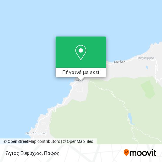 Άγιος Ευψύχιος χάρτης