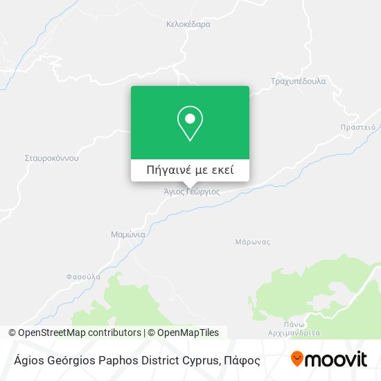 Ágios Geórgios Paphos District Cyprus χάρτης