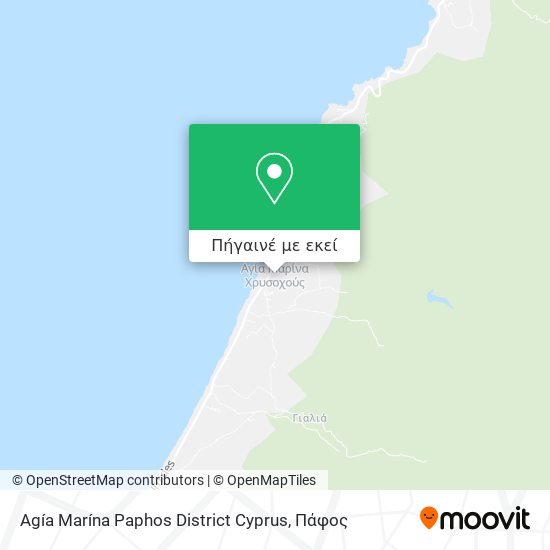 Agía Marína Paphos District Cyprus χάρτης