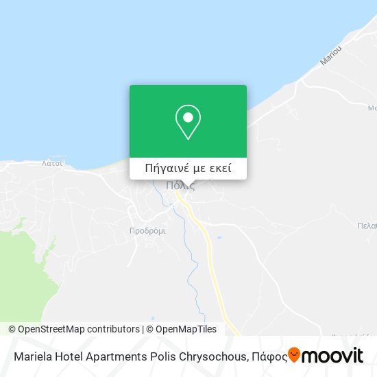 Mariela Hotel Apartments Polis Chrysochous χάρτης