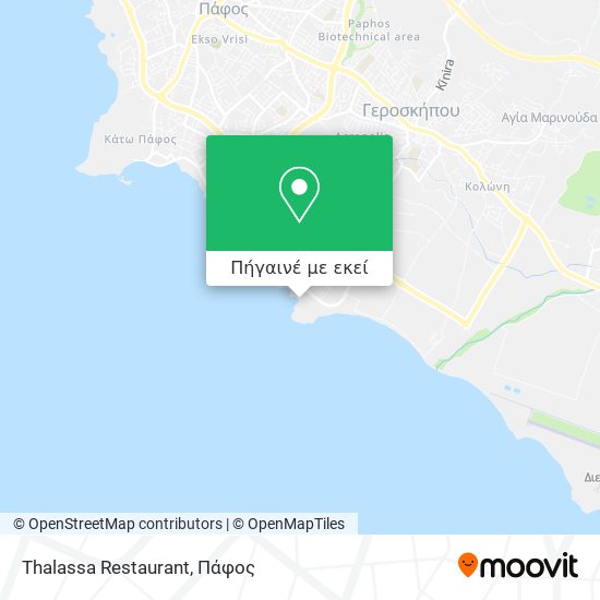 Thalassa Restaurant χάρτης