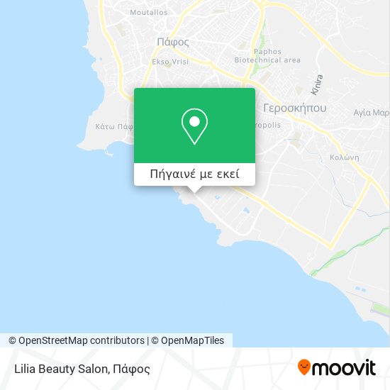 Lilia Beauty Salon χάρτης
