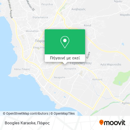 Boogles Karaoke χάρτης