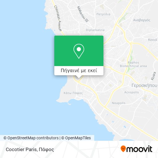 Cocotier Paris χάρτης
