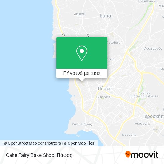 Cake Fairy Bake Shop χάρτης