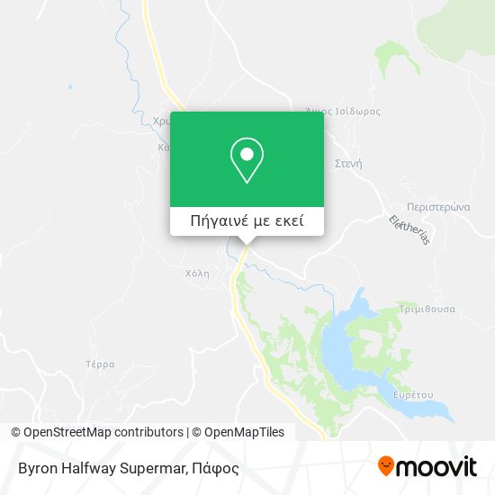 Byron Halfway Supermar χάρτης