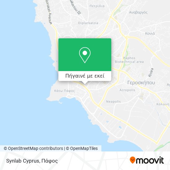 Synlab Cyprus χάρτης