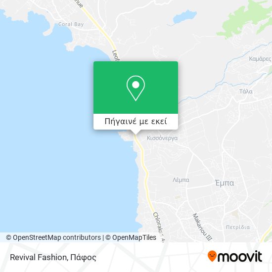 Revival Fashion χάρτης