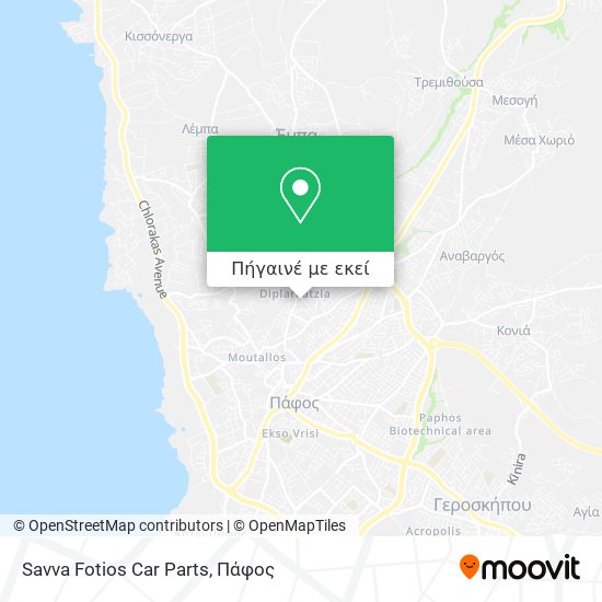 Savva Fotios Car Parts χάρτης