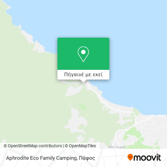 Aphrodite Eco Family Camping χάρτης