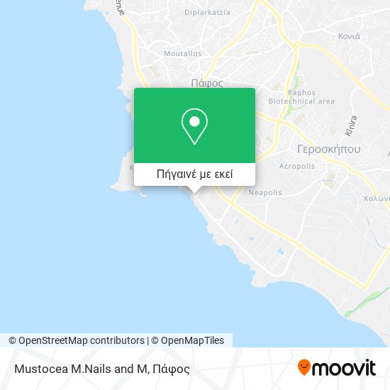 Mustocea M.Nails and M χάρτης
