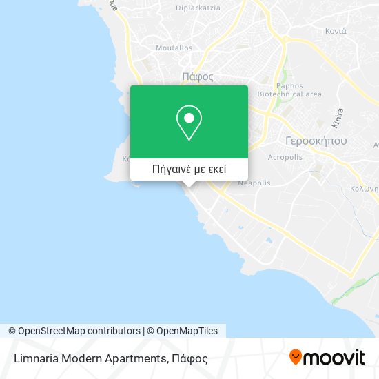 Limnaria Modern Apartments χάρτης