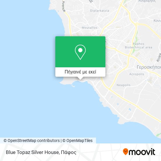 Blue Topaz Silver House χάρτης