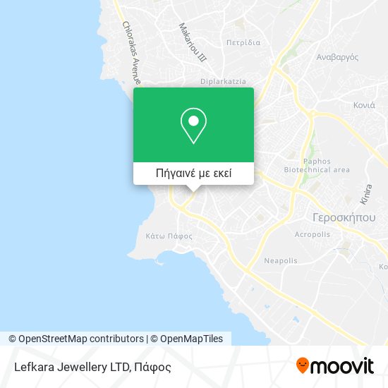 Lefkara Jewellery LTD χάρτης