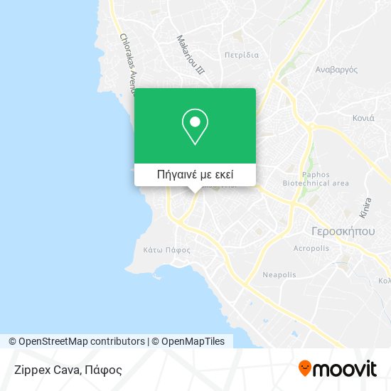 Zippex Cava χάρτης