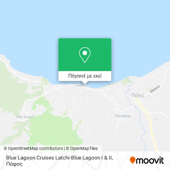 Blue Lagoon Cruises Latchi-Blue Lagoon I & II χάρτης