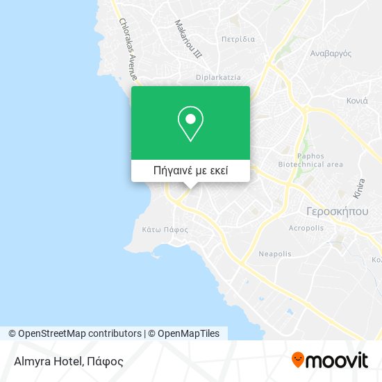 Almyra Hotel χάρτης