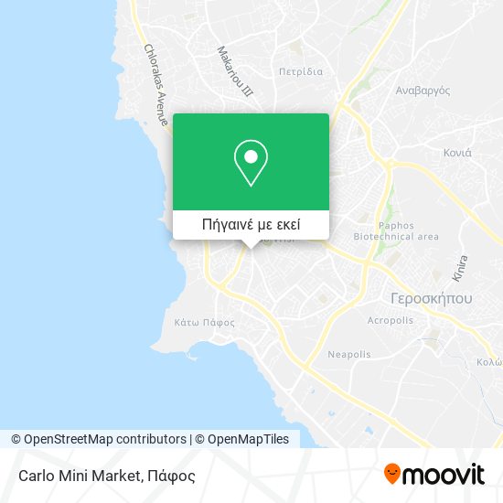 Carlo Mini Market χάρτης
