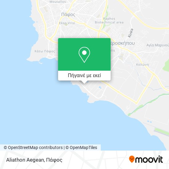 Aliathon Aegean χάρτης
