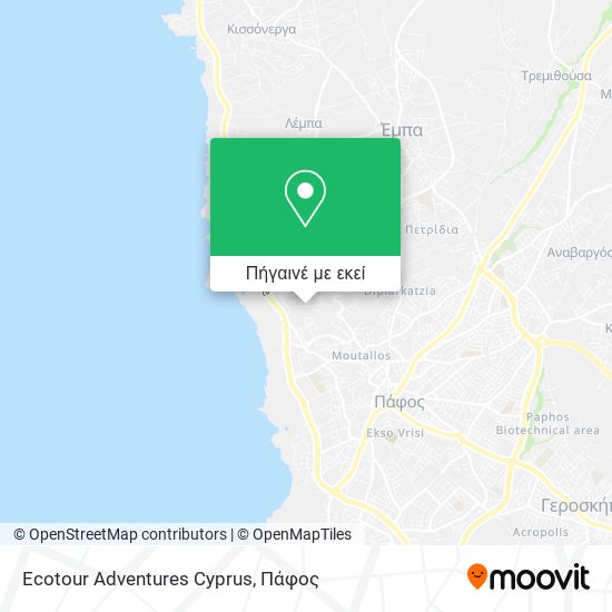 Ecotour Adventures Cyprus χάρτης